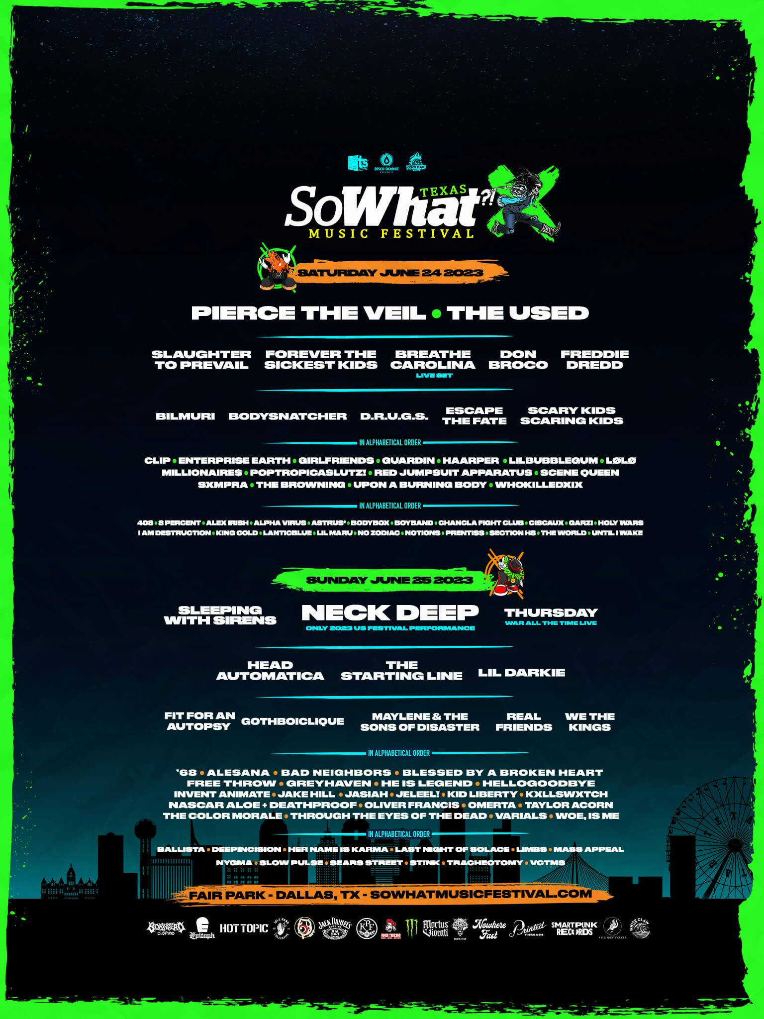 Lineup Poster